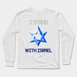 I stand with Israel, support Israel Long Sleeve T-Shirt